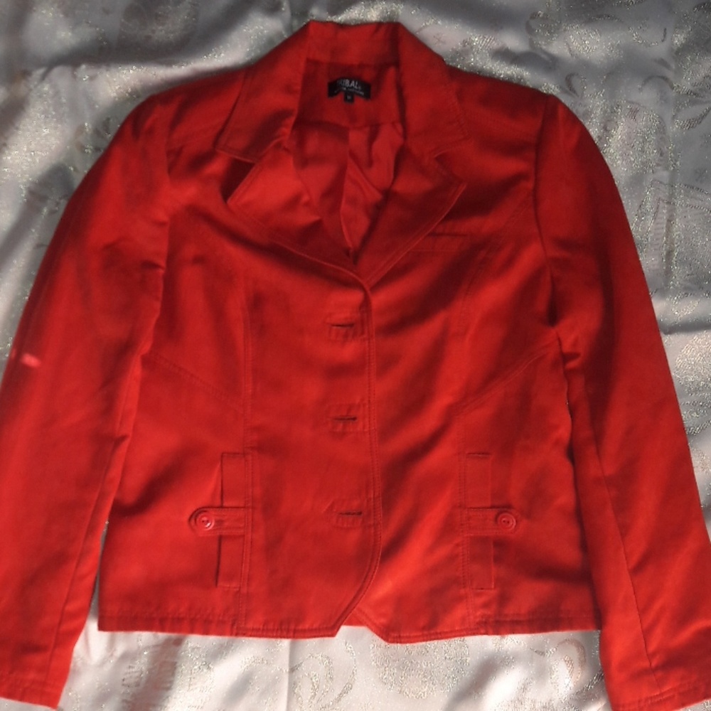 Women's Faux Suede Blazer